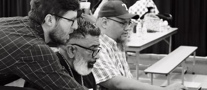 Soba Church community members gathered together