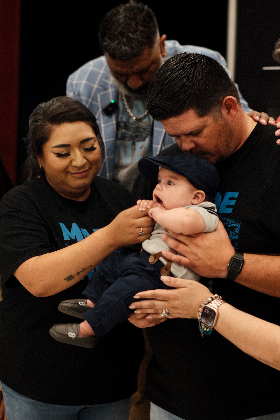 Family moment at Soba Church